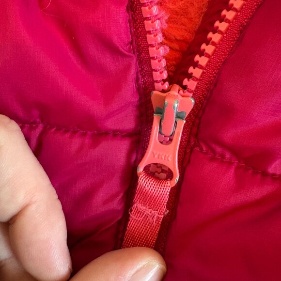 Kids Quilted Puffer Jacket Pink Size 4T Hooded Soft Warm - Picture 11 of 13